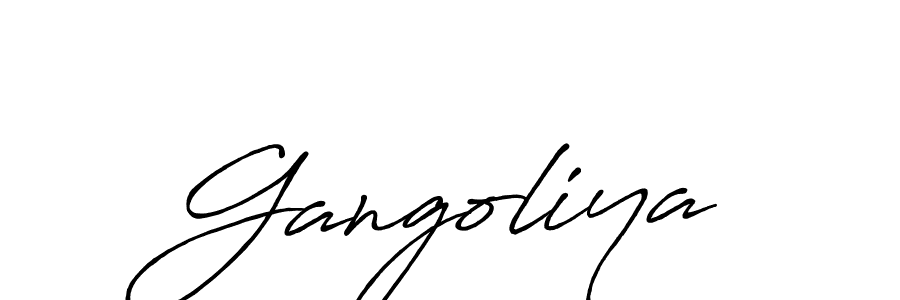 Antro_Vectra_Bolder is a professional signature style that is perfect for those who want to add a touch of class to their signature. It is also a great choice for those who want to make their signature more unique. Get Gangoliya name to fancy signature for free. Gangoliya signature style 7 images and pictures png