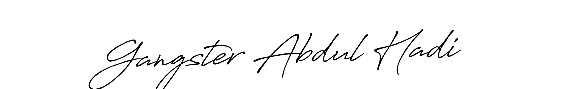 You should practise on your own different ways (Antro_Vectra_Bolder) to write your name (Gangster Abdul Hadi) in signature. don't let someone else do it for you. Gangster Abdul Hadi signature style 7 images and pictures png