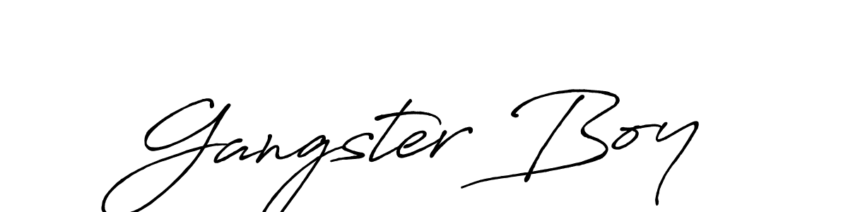 Antro_Vectra_Bolder is a professional signature style that is perfect for those who want to add a touch of class to their signature. It is also a great choice for those who want to make their signature more unique. Get Gangster Boy name to fancy signature for free. Gangster Boy signature style 7 images and pictures png