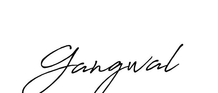 Design your own signature with our free online signature maker. With this signature software, you can create a handwritten (Antro_Vectra_Bolder) signature for name Gangwal. Gangwal signature style 7 images and pictures png