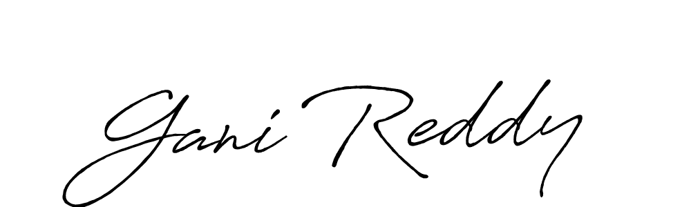 It looks lik you need a new signature style for name Gani Reddy. Design unique handwritten (Antro_Vectra_Bolder) signature with our free signature maker in just a few clicks. Gani Reddy signature style 7 images and pictures png