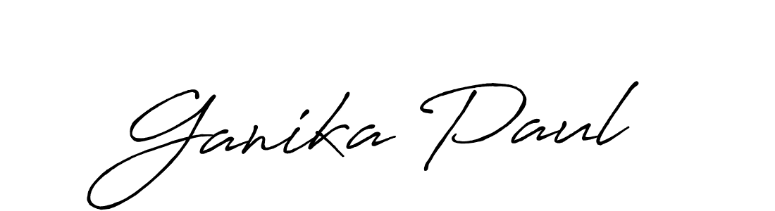 This is the best signature style for the Ganika Paul name. Also you like these signature font (Antro_Vectra_Bolder). Mix name signature. Ganika Paul signature style 7 images and pictures png