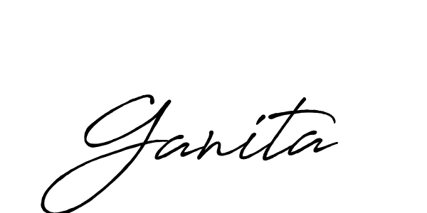 How to Draw Ganita signature style? Antro_Vectra_Bolder is a latest design signature styles for name Ganita. Ganita signature style 7 images and pictures png