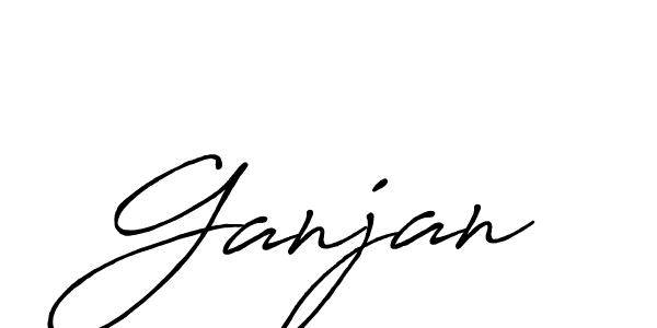 Once you've used our free online signature maker to create your best signature Antro_Vectra_Bolder style, it's time to enjoy all of the benefits that Ganjan name signing documents. Ganjan signature style 7 images and pictures png