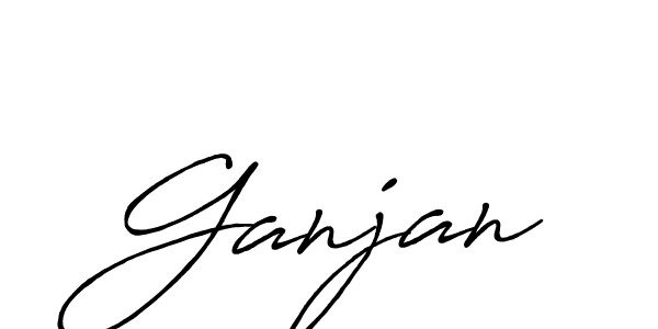 if you are searching for the best signature style for your name Ganjan. so please give up your signature search. here we have designed multiple signature styles  using Antro_Vectra_Bolder. Ganjan signature style 7 images and pictures png