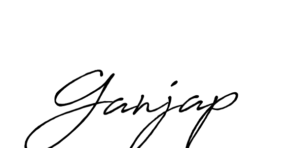 Design your own signature with our free online signature maker. With this signature software, you can create a handwritten (Antro_Vectra_Bolder) signature for name Ganjap. Ganjap signature style 7 images and pictures png