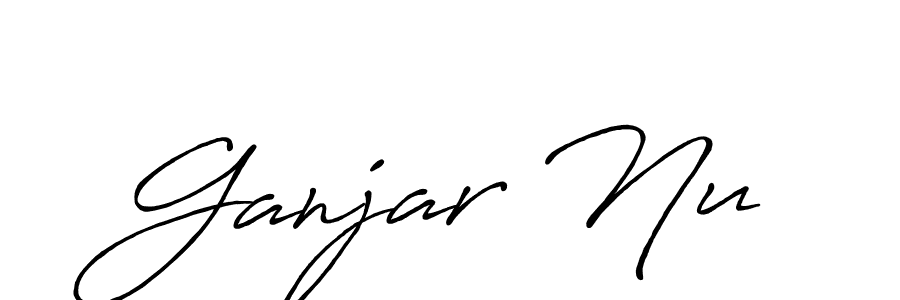 Check out images of Autograph of Ganjar Nu name. Actor Ganjar Nu Signature Style. Antro_Vectra_Bolder is a professional sign style online. Ganjar Nu signature style 7 images and pictures png