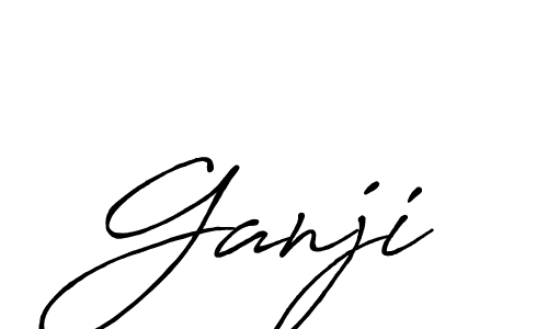 Also we have Ganji name is the best signature style. Create professional handwritten signature collection using Antro_Vectra_Bolder autograph style. Ganji signature style 7 images and pictures png