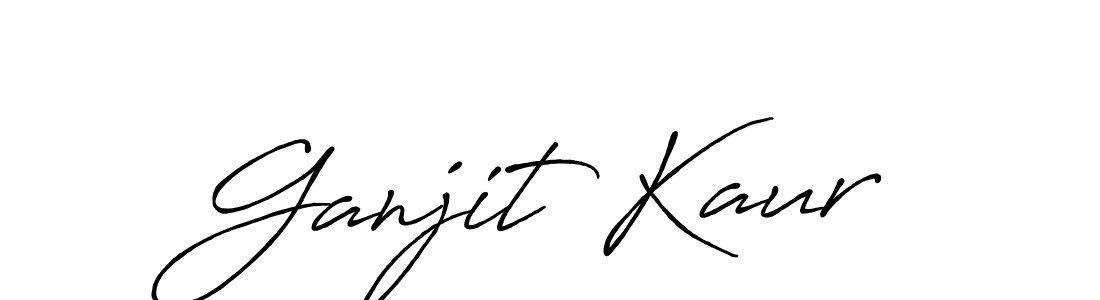 The best way (Antro_Vectra_Bolder) to make a short signature is to pick only two or three words in your name. The name Ganjit Kaur include a total of six letters. For converting this name. Ganjit Kaur signature style 7 images and pictures png