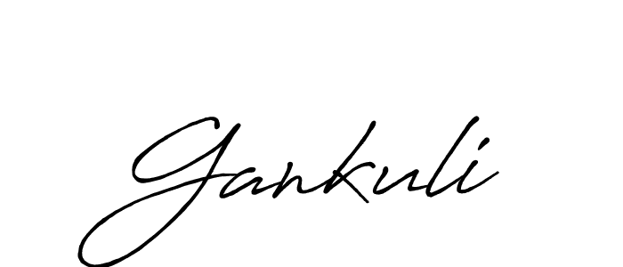 How to make Gankuli name signature. Use Antro_Vectra_Bolder style for creating short signs online. This is the latest handwritten sign. Gankuli signature style 7 images and pictures png