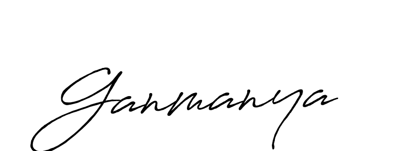 Make a beautiful signature design for name Ganmanya. Use this online signature maker to create a handwritten signature for free. Ganmanya signature style 7 images and pictures png