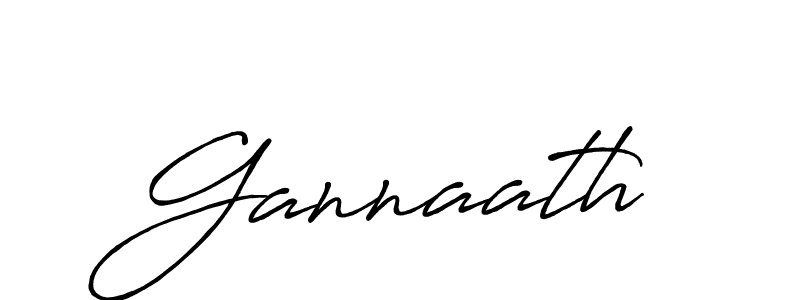 Create a beautiful signature design for name Gannaath. With this signature (Antro_Vectra_Bolder) fonts, you can make a handwritten signature for free. Gannaath signature style 7 images and pictures png