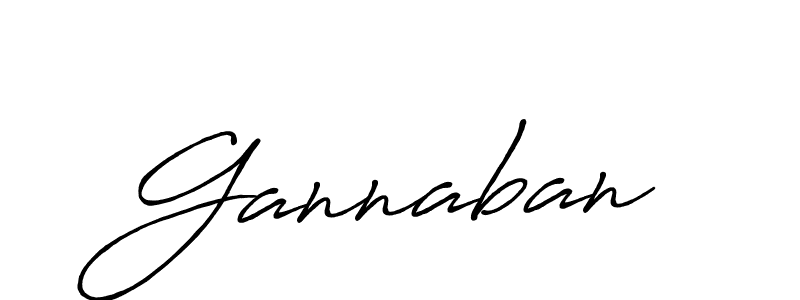 How to make Gannaban signature? Antro_Vectra_Bolder is a professional autograph style. Create handwritten signature for Gannaban name. Gannaban signature style 7 images and pictures png