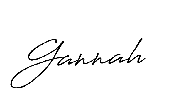 Create a beautiful signature design for name Gannah. With this signature (Antro_Vectra_Bolder) fonts, you can make a handwritten signature for free. Gannah signature style 7 images and pictures png