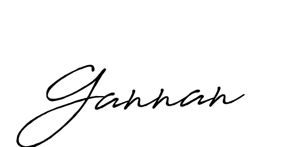 Design your own signature with our free online signature maker. With this signature software, you can create a handwritten (Antro_Vectra_Bolder) signature for name Gannan. Gannan signature style 7 images and pictures png