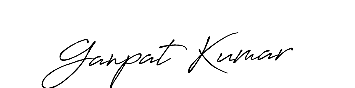 Also You can easily find your signature by using the search form. We will create Ganpat Kumar name handwritten signature images for you free of cost using Antro_Vectra_Bolder sign style. Ganpat Kumar signature style 7 images and pictures png