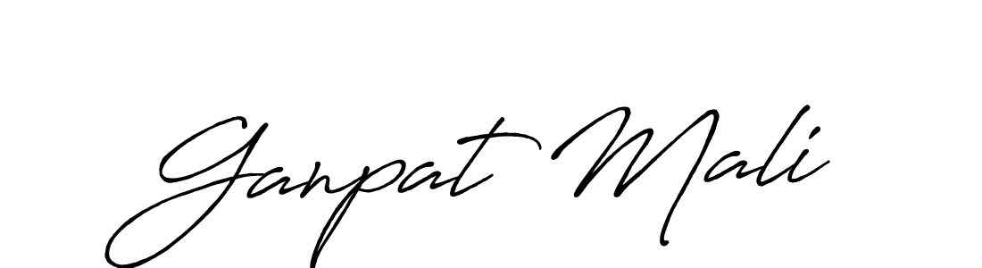 This is the best signature style for the Ganpat Mali name. Also you like these signature font (Antro_Vectra_Bolder). Mix name signature. Ganpat Mali signature style 7 images and pictures png