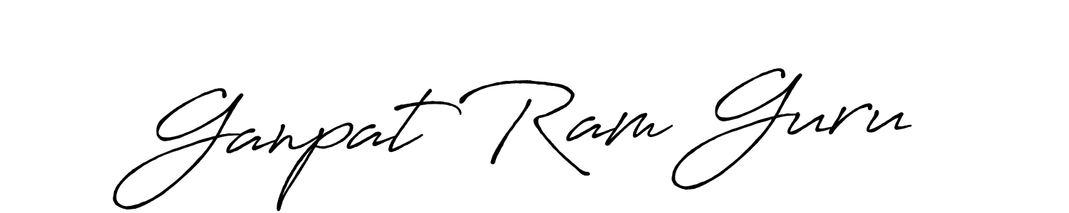 How to Draw Ganpat Ram Guru signature style? Antro_Vectra_Bolder is a latest design signature styles for name Ganpat Ram Guru. Ganpat Ram Guru signature style 7 images and pictures png