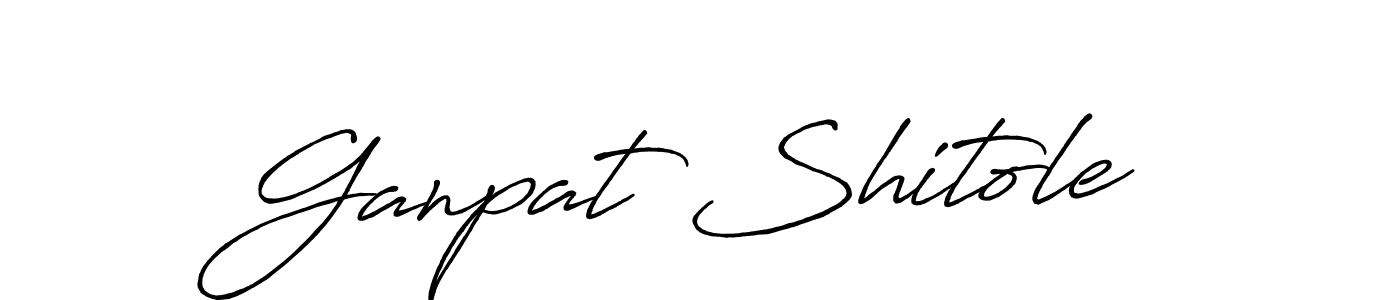 Once you've used our free online signature maker to create your best signature Antro_Vectra_Bolder style, it's time to enjoy all of the benefits that Ganpat Shitole name signing documents. Ganpat Shitole signature style 7 images and pictures png