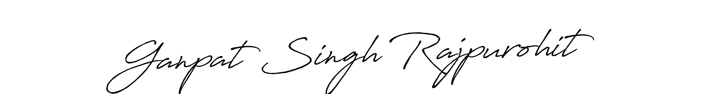 Use a signature maker to create a handwritten signature online. With this signature software, you can design (Antro_Vectra_Bolder) your own signature for name Ganpat Singh Rajpurohit. Ganpat Singh Rajpurohit signature style 7 images and pictures png