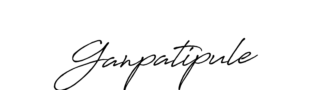 Once you've used our free online signature maker to create your best signature Antro_Vectra_Bolder style, it's time to enjoy all of the benefits that Ganpatipule name signing documents. Ganpatipule signature style 7 images and pictures png