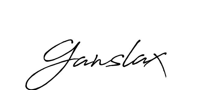 Also we have Ganslax name is the best signature style. Create professional handwritten signature collection using Antro_Vectra_Bolder autograph style. Ganslax signature style 7 images and pictures png