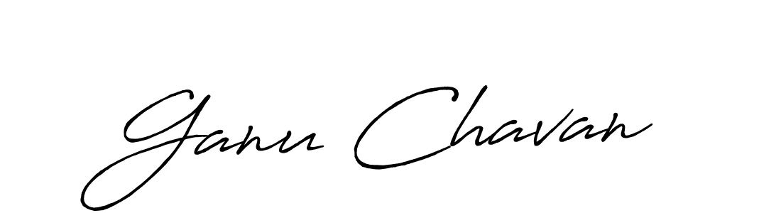 It looks lik you need a new signature style for name Ganu Chavan. Design unique handwritten (Antro_Vectra_Bolder) signature with our free signature maker in just a few clicks. Ganu Chavan signature style 7 images and pictures png