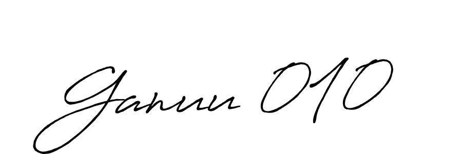 How to make Ganuu 010 name signature. Use Antro_Vectra_Bolder style for creating short signs online. This is the latest handwritten sign. Ganuu 010 signature style 7 images and pictures png