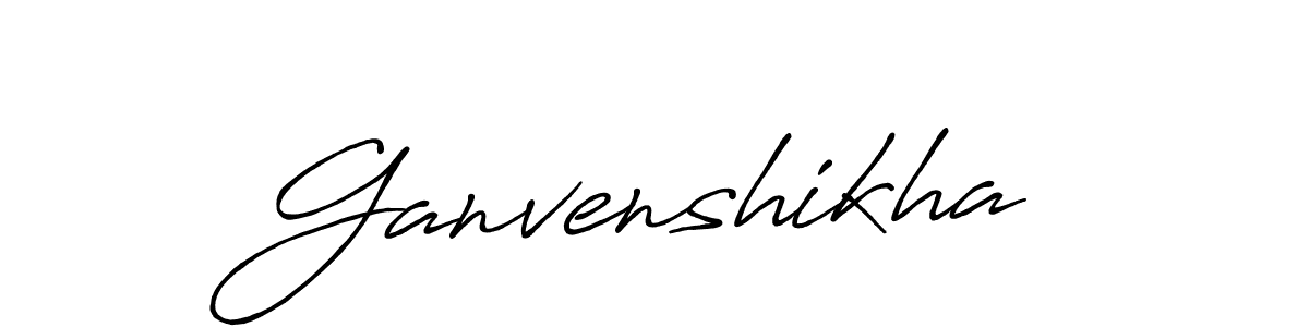 if you are searching for the best signature style for your name Ganvenshikha. so please give up your signature search. here we have designed multiple signature styles  using Antro_Vectra_Bolder. Ganvenshikha signature style 7 images and pictures png