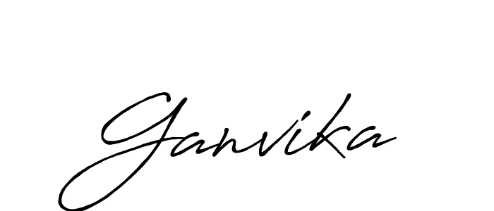 Make a beautiful signature design for name Ganvika. Use this online signature maker to create a handwritten signature for free. Ganvika signature style 7 images and pictures png