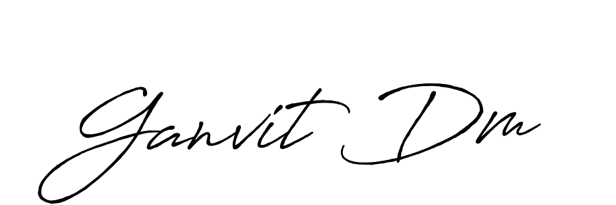 Here are the top 10 professional signature styles for the name Ganvit Dm. These are the best autograph styles you can use for your name. Ganvit Dm signature style 7 images and pictures png