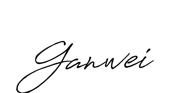 Once you've used our free online signature maker to create your best signature Antro_Vectra_Bolder style, it's time to enjoy all of the benefits that Ganwei name signing documents. Ganwei signature style 7 images and pictures png