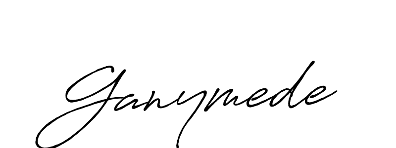 How to make Ganymede signature? Antro_Vectra_Bolder is a professional autograph style. Create handwritten signature for Ganymede name. Ganymede signature style 7 images and pictures png