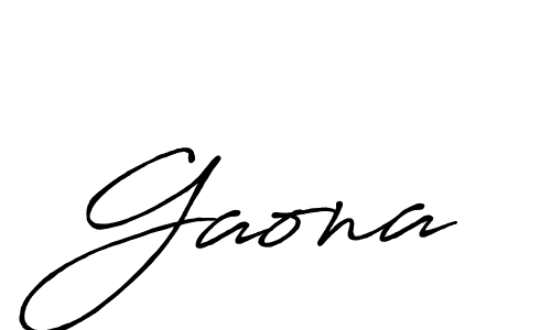 It looks lik you need a new signature style for name Gaona. Design unique handwritten (Antro_Vectra_Bolder) signature with our free signature maker in just a few clicks. Gaona signature style 7 images and pictures png