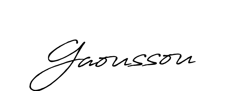 Similarly Antro_Vectra_Bolder is the best handwritten signature design. Signature creator online .You can use it as an online autograph creator for name Gaoussou. Gaoussou signature style 7 images and pictures png
