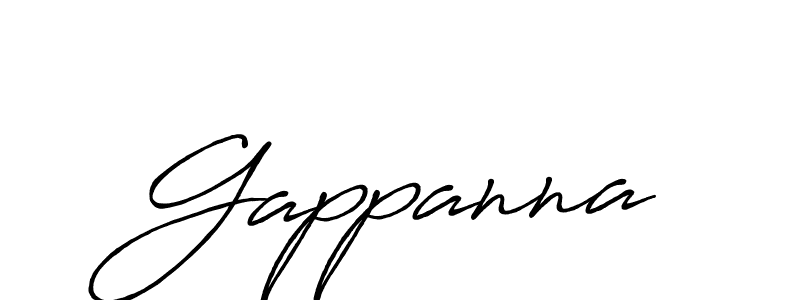 Design your own signature with our free online signature maker. With this signature software, you can create a handwritten (Antro_Vectra_Bolder) signature for name Gappanna. Gappanna signature style 7 images and pictures png