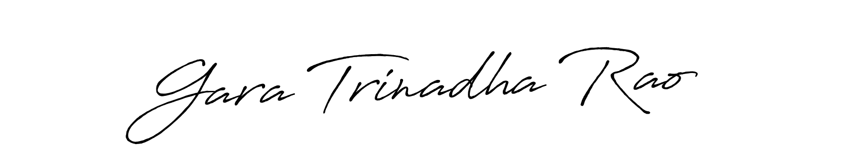 Also You can easily find your signature by using the search form. We will create Gara Trinadha Rao name handwritten signature images for you free of cost using Antro_Vectra_Bolder sign style. Gara Trinadha Rao signature style 7 images and pictures png