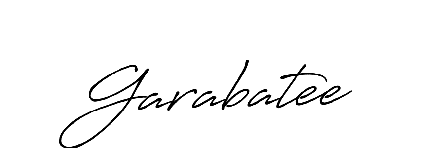 Also we have Garabatee name is the best signature style. Create professional handwritten signature collection using Antro_Vectra_Bolder autograph style. Garabatee signature style 7 images and pictures png