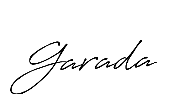 How to make Garada name signature. Use Antro_Vectra_Bolder style for creating short signs online. This is the latest handwritten sign. Garada signature style 7 images and pictures png