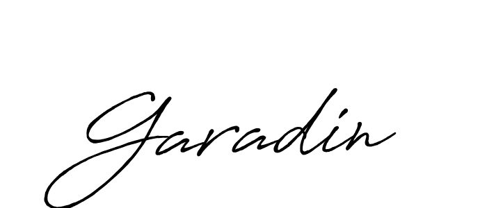 Use a signature maker to create a handwritten signature online. With this signature software, you can design (Antro_Vectra_Bolder) your own signature for name Garadin. Garadin signature style 7 images and pictures png