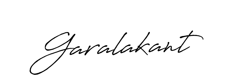 How to make Garalakant name signature. Use Antro_Vectra_Bolder style for creating short signs online. This is the latest handwritten sign. Garalakant signature style 7 images and pictures png