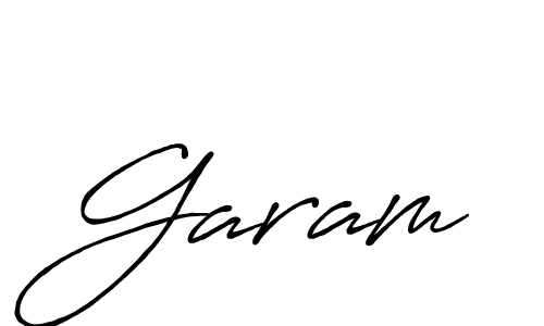 Create a beautiful signature design for name Garam. With this signature (Antro_Vectra_Bolder) fonts, you can make a handwritten signature for free. Garam signature style 7 images and pictures png