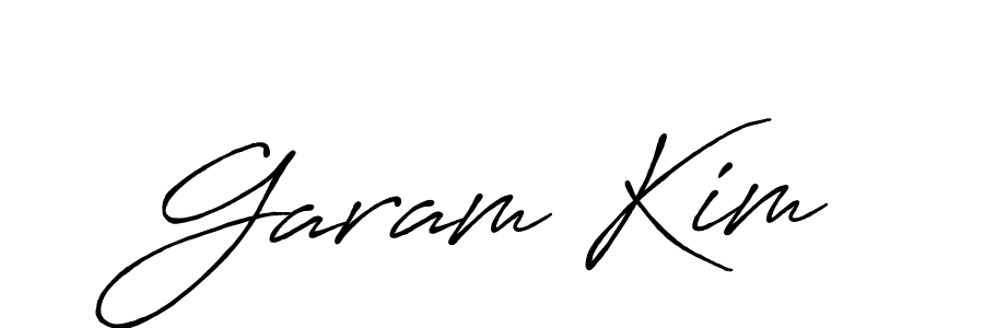 Make a beautiful signature design for name Garam Kim. With this signature (Antro_Vectra_Bolder) style, you can create a handwritten signature for free. Garam Kim signature style 7 images and pictures png