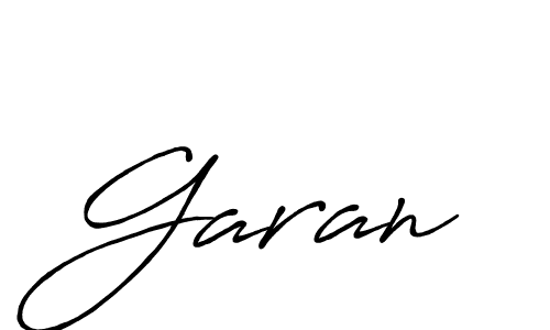 Create a beautiful signature design for name Garan. With this signature (Antro_Vectra_Bolder) fonts, you can make a handwritten signature for free. Garan signature style 7 images and pictures png