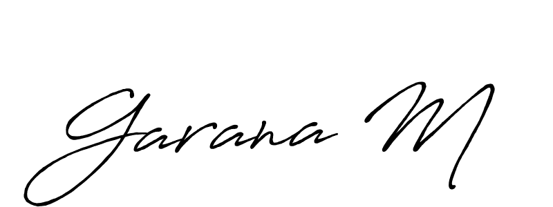 This is the best signature style for the Garana M name. Also you like these signature font (Antro_Vectra_Bolder). Mix name signature. Garana M signature style 7 images and pictures png