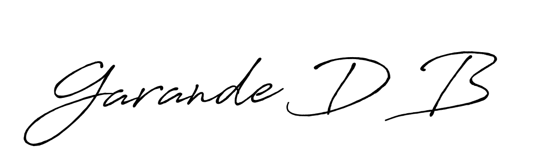 Make a beautiful signature design for name Garande D B. Use this online signature maker to create a handwritten signature for free. Garande D B signature style 7 images and pictures png