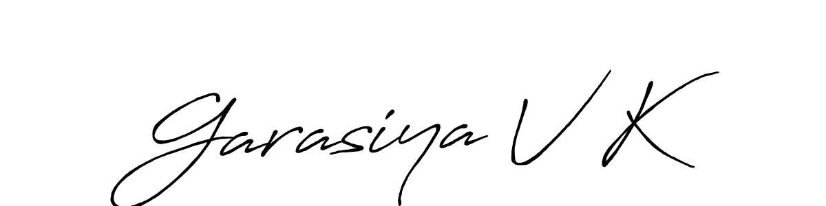 Make a beautiful signature design for name Garasiya V K. Use this online signature maker to create a handwritten signature for free. Garasiya V K signature style 7 images and pictures png
