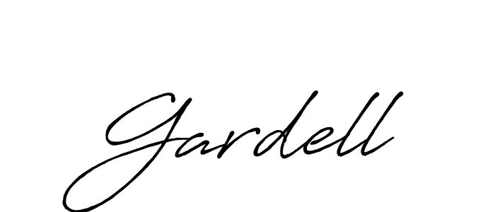 How to make Gardell signature? Antro_Vectra_Bolder is a professional autograph style. Create handwritten signature for Gardell name. Gardell signature style 7 images and pictures png