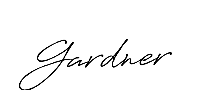 Design your own signature with our free online signature maker. With this signature software, you can create a handwritten (Antro_Vectra_Bolder) signature for name Gardner. Gardner signature style 7 images and pictures png