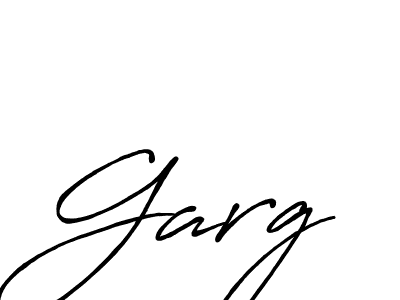 Use a signature maker to create a handwritten signature online. With this signature software, you can design (Antro_Vectra_Bolder) your own signature for name Garg. Garg signature style 7 images and pictures png